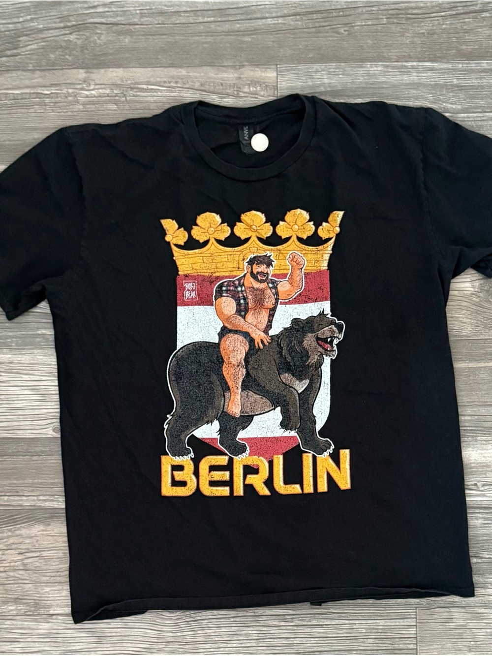 Bobo Bear Berlin Pride Graphic T-Shirt Black XL